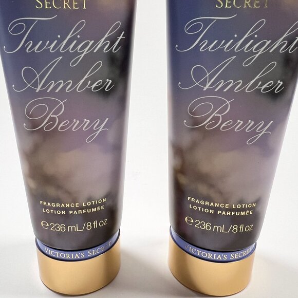 Victoria Secret Twilight Amber Berry Fragrance Lotion Full Size SEALED Lot of 2 - Picture 3 of 6